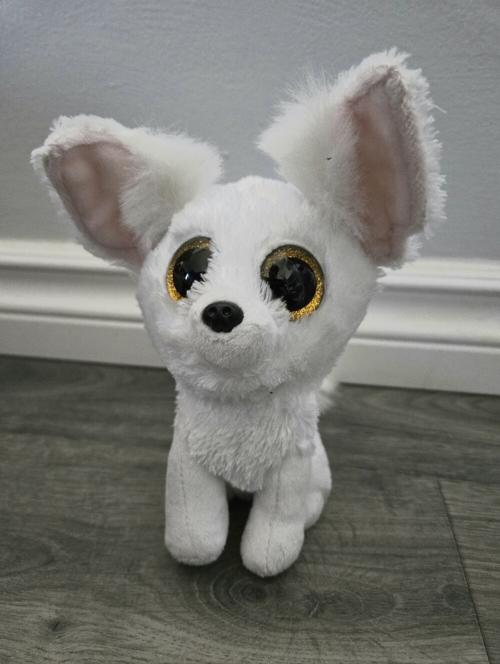 Ty Beanie Baby White Dog "Pheonix"